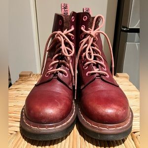 Rare Cherry & Pink Doc Martens - L6